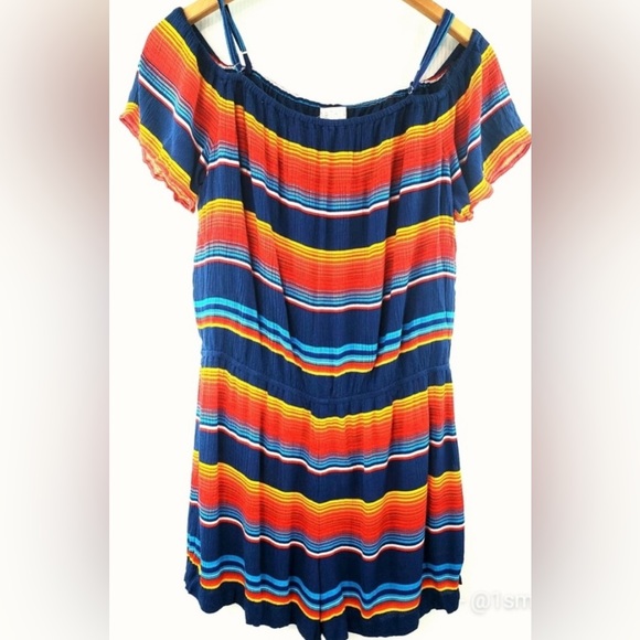 REVOLVE I 1. State Fiesta On/Off Shoulder Romper or Playsuit - Picture 2 of 4